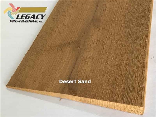 Prefinished Cedar Bevel Siding - Desert Sand Stain