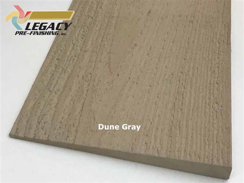 Prefinished Cedar Bevel Siding - Dune Gray Stain