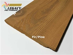 Prefinished Cedar Channel Rustic Siding - Fir/Pine Stain