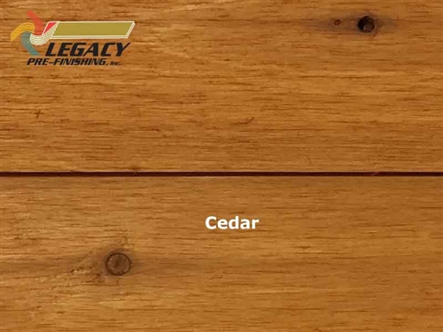 Cedar Prefinished Exterior Shiplap Siding - Cedar Tone Stain