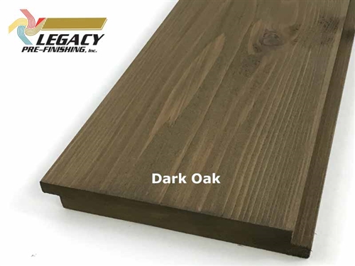 Cedar Prefinished Exterior Shiplap Siding - Dark Oak