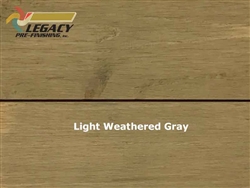 Cedar Prefinished Exterior Shiplap Siding - Light Weathered Gray Stain