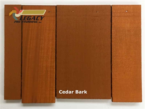 Cedar Valley Shingle Panel, Pre-Finished - Cedar Bark Stain