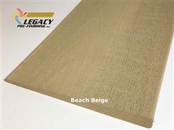 Prefinished Cypress Bevel Siding - Beach Beige Stain