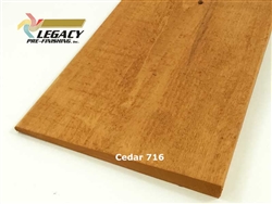 Prefinished Cypress Bevel Siding - Cedar 716 Stain