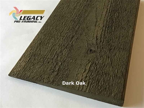Prefinished Cypress Bevel Siding - Dark Oak Stain
