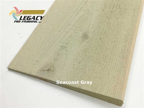 Prefinished Cypress Bevel Siding - Seacoast Gray Stain