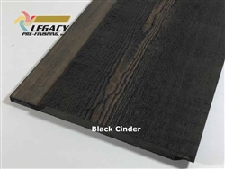Prefinished Cypress Channel Rustic Siding - Black Cinder Stain