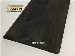 Prefinished Cypress Shiplap Siding - Black Oak Stain