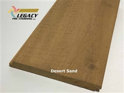 Prefinished Cypress Shiplap Siding -Desert Sand Stain