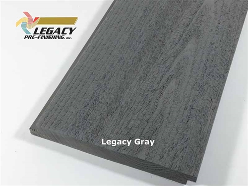 Prefinished Cypress Shiplap Siding - Legacy Gray Stain