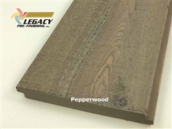 Prefinished Cypress Shiplap Siding - Pepperwood Stain