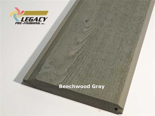 Prefinished Cypress Tongue And Groove Siding - Beechwood Gray Stain