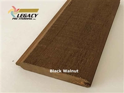 Prefinished Cypress Tongue And Groove Siding - Black Walnut
