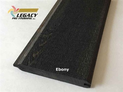 Prefinished Cypress Tongue And Groove Siding - Ebony Stain