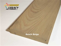 Prefinished Cypress Tongue And Groove Nickel Gap Siding - Beach Beige Stain