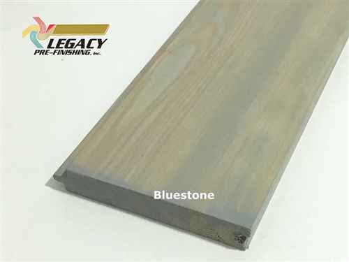 Prefinished Cypress Tongue And Groove Nickel Gap Siding - Bluestone Stain