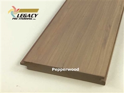 Prefinished Cypress Tongue And Groove Nickel Gap Siding - Pepperwood Stain