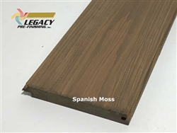 Prefinished Cypress Tongue And Groove Nickel Gap Siding - Spanish Moss Stain