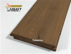 Prefinished Cypress Tongue And Groove Nickel Gap Siding - Tobacco Stain