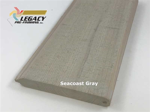 Prefinished Cypress Tongue And Groove Siding - Seacoast Gray Stain