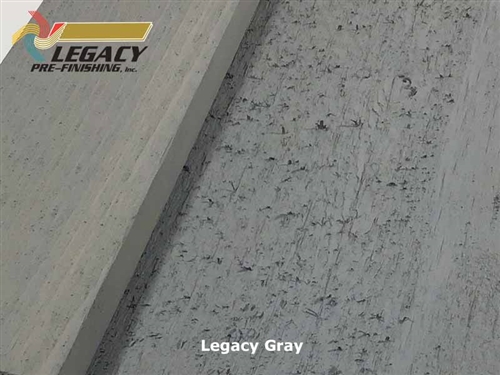 Beautiful Cedar board and batten siding custom prefinished in a rich dark gray stain called Legacy Gray