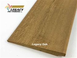 Prefinished Cedar Rabbeted Bevel Siding in a golden brown stain called Legacy Oak