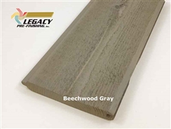 Prefinished Cedar Tongue and Groove Siding - Beechwood Gray Stain
