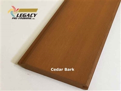 Prefinished Cedar Tongue and Groove Siding - Cedar Bark Stain