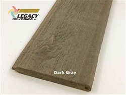 Prefinished Cedar Tongue and Groove Siding - Dark Gray Stain