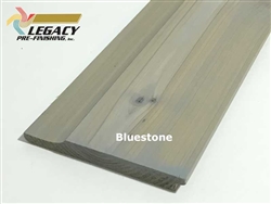 Prefinished Cedar Dutch German Lap Siding - Bluestone Stain