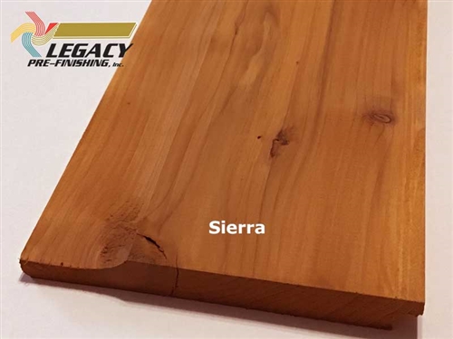 Prefinished Cedar Dutch German Lap Siding - Sierra Stain