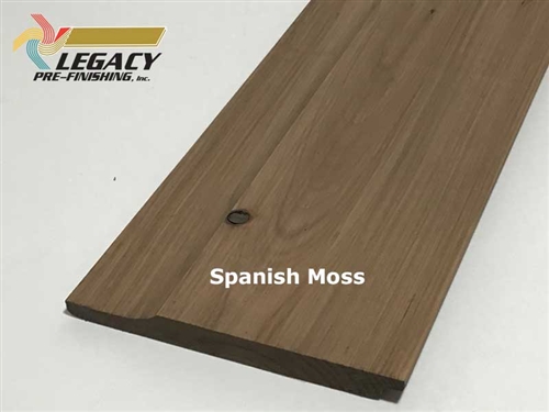Prefinished Cypress Dutch German Lap Siding - Spanish Moss Stain