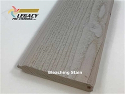 Prefinished Doug Fir Tongue and Groove Siding - Bleaching Stain