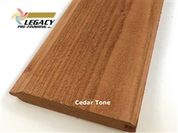 Prefinished Doug Fir Tongue and Groove Siding - Cedar Tone Stain