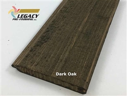 Prefinished Doug Fir Tongue and Groove Siding - Dark Oak Stain