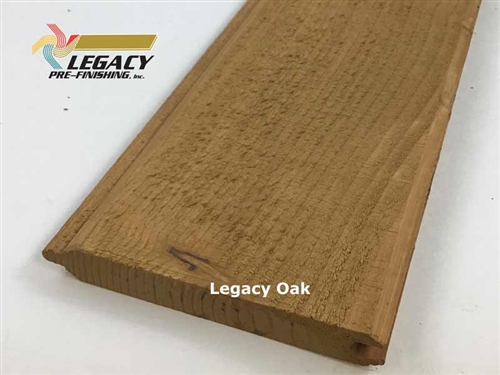 Prefinished Doug Fir Tongue and Groove Siding - Legacy Oak Stain