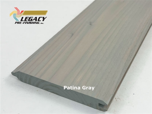 Prefinished Doug Fir Tongue and Groove Siding - Patina Gray Stain