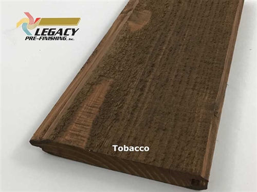 Prefinished Doug Fir Tongue and Groove Siding - Tobacco Stain