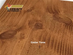 Douglas Fir board and batten siding prefinished in a Cedar Tone stain