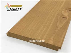 Prefinished Doug Fir Shiplap Siding - Desert Sand Stain