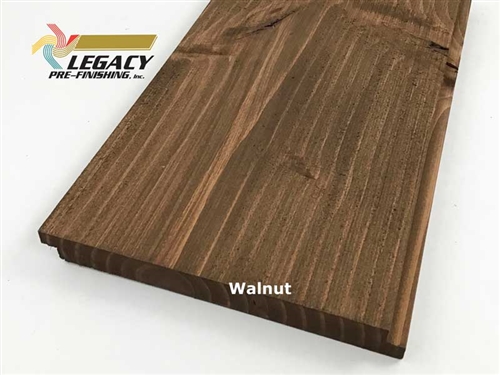 Prefinished Doug Fir Shiplap Siding in a beautiful Walnut stain