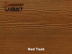 James Hardie, Prefinished CedarMill Lap Siding - Red Teak Stain