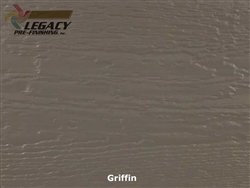 KWP Products engineered wood lap siding custom finished in a dark gray/brown color called Griffin