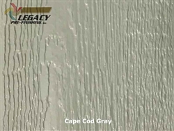 KWP Eco-side, Pre-Finished Woodgrain Panel Siding - Cape Cod Gray