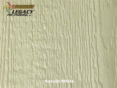 KWP Eco-side, Pre-Finished Woodgrain Panel Siding - Navajo White