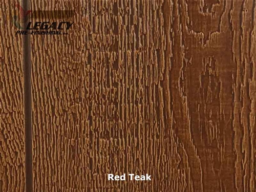 KWP Eco-side, Pre-Finished Shake Panel Siding - Red Teak