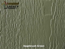 KWP Eco-side, Pre-Finished Shake Panel Siding - Sagebrush Green