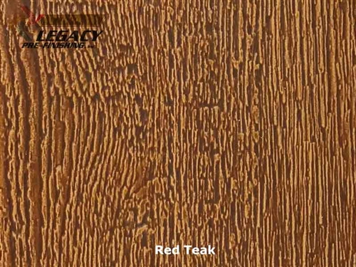KWP Eco-side, Pre-Finished Woodgrain Soffit - Red Teak