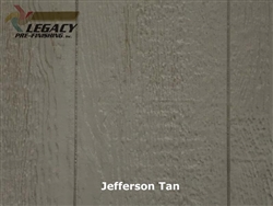 Prefinished LP SmartSide, Cedar Shake Panel - Jefferson Tan